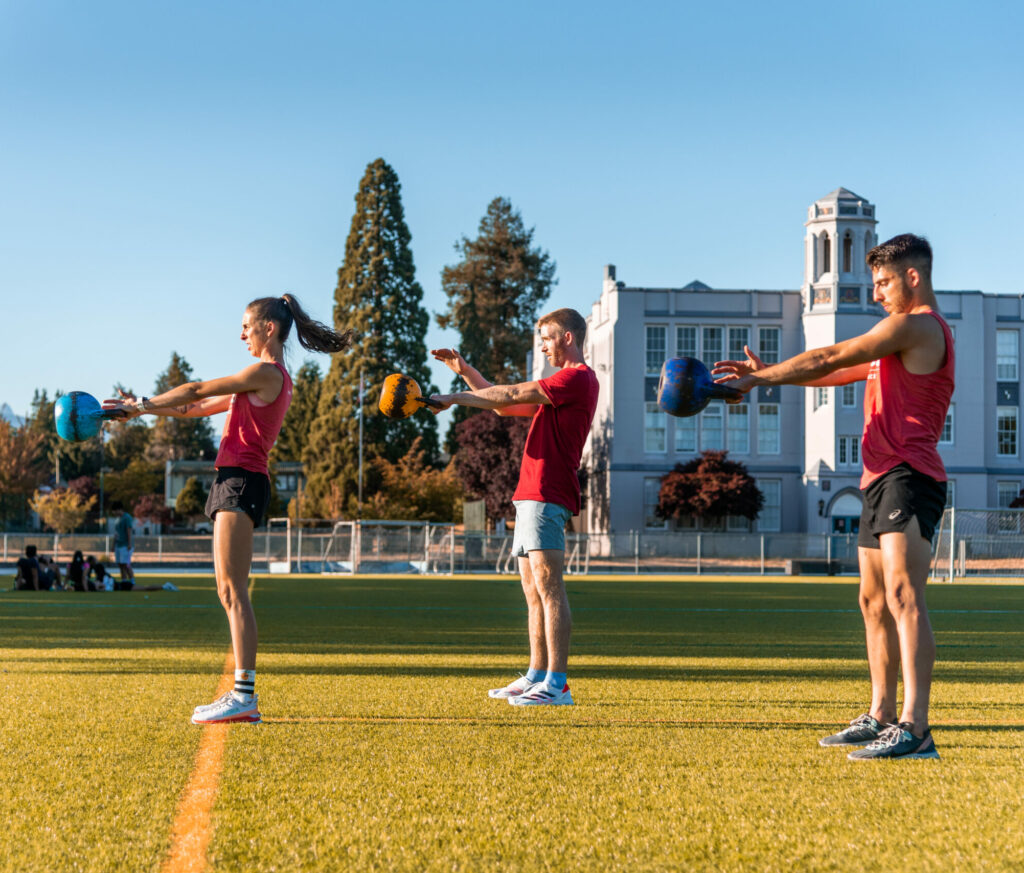 A group of athletes Training-For-Athletic-Performance-at-Saltus-Performance.