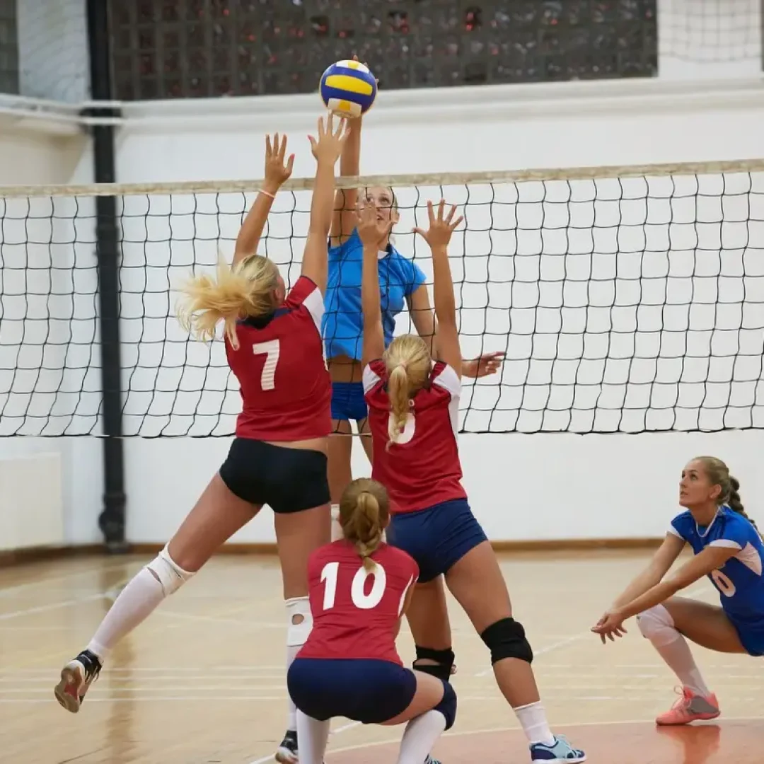 Image of a volleyball team